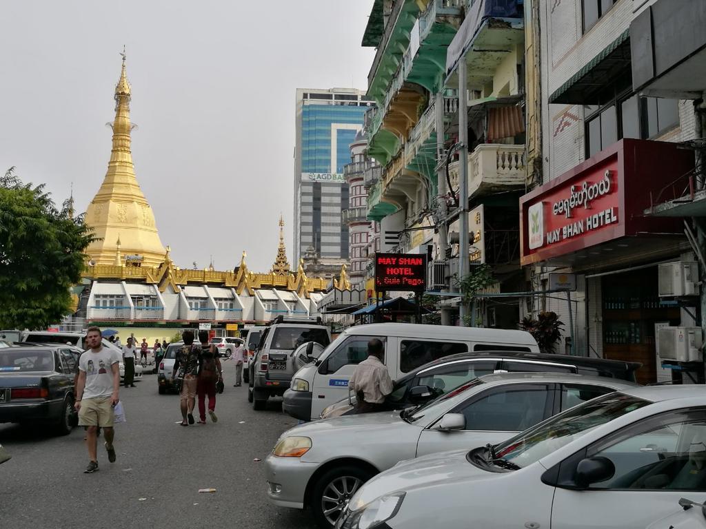 May Shan Hotel Yangon Exterior foto