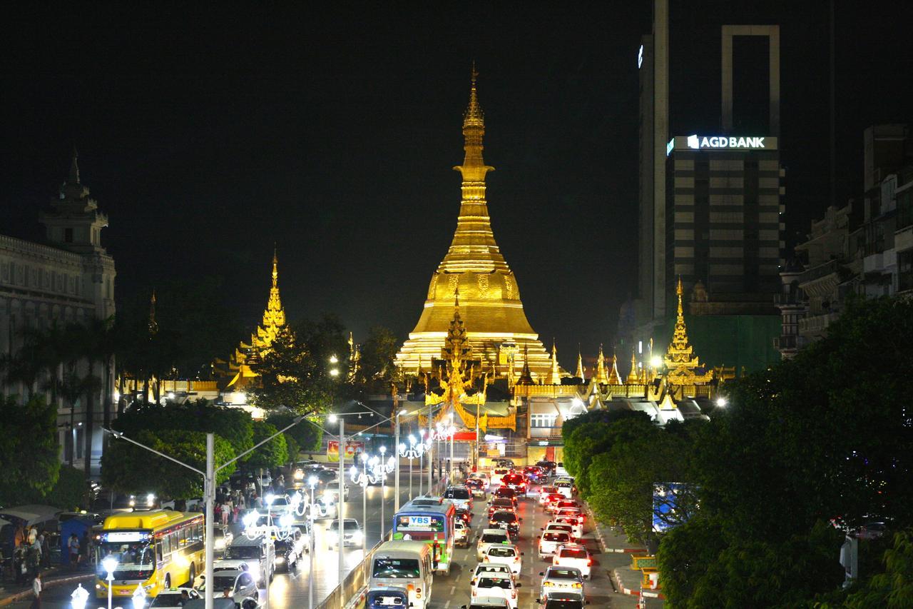 May Shan Hotel Yangon Exterior foto